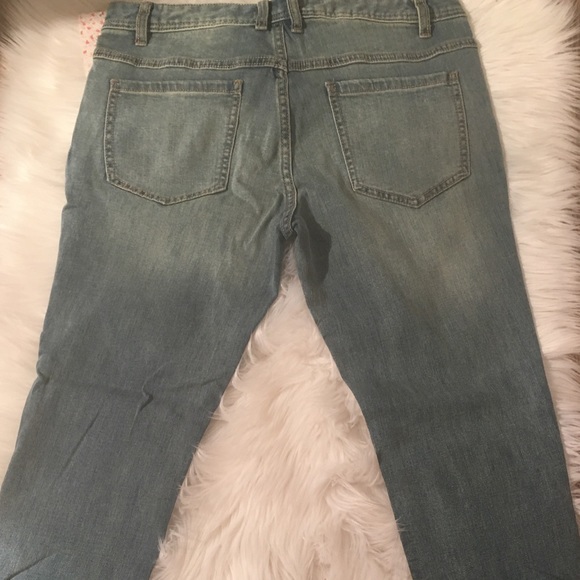 ❌SOLD❌ 🆕 Free People Skinny Low Destroyed Jeans - Picture 8 of 8